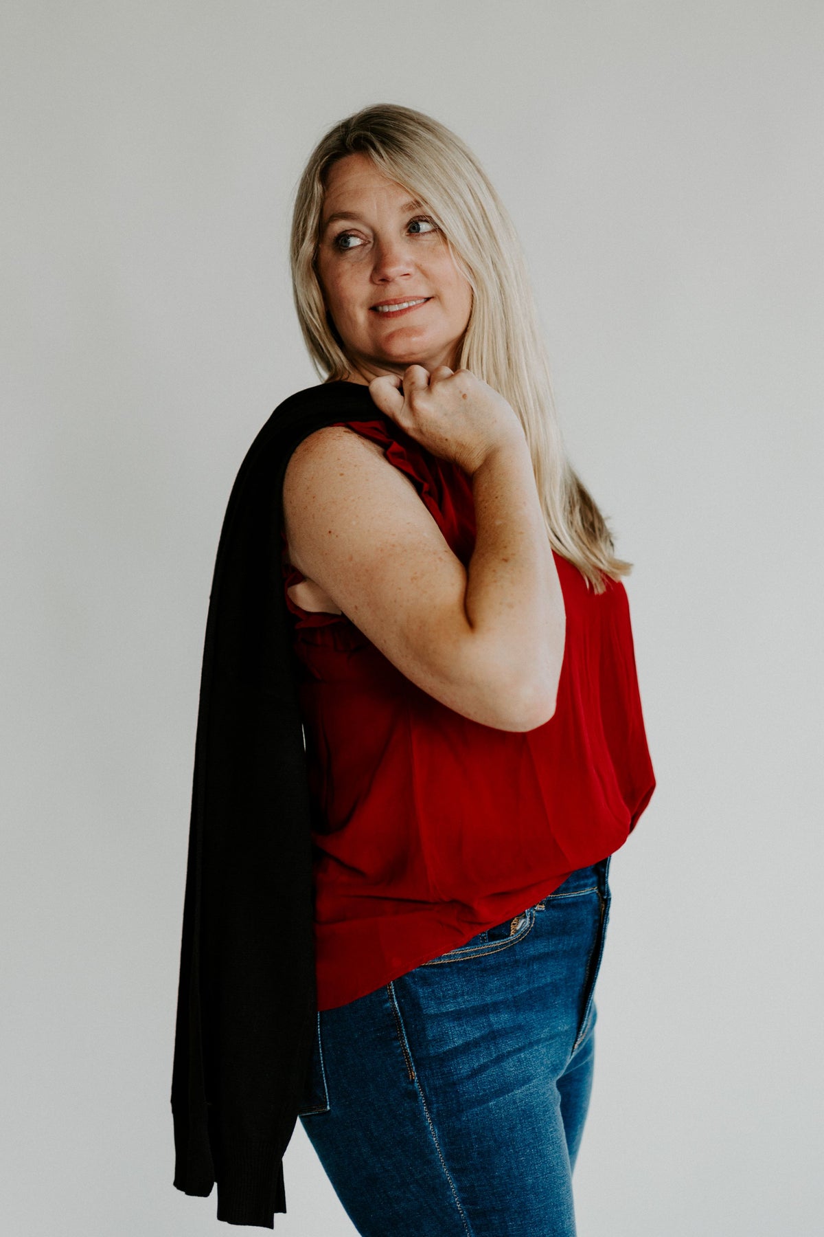 Folded Ruffle Woven Top – Chloe Rae Boutique